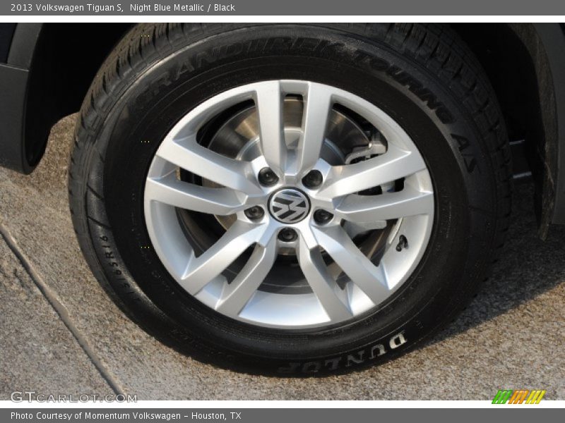 Night Blue Metallic / Black 2013 Volkswagen Tiguan S