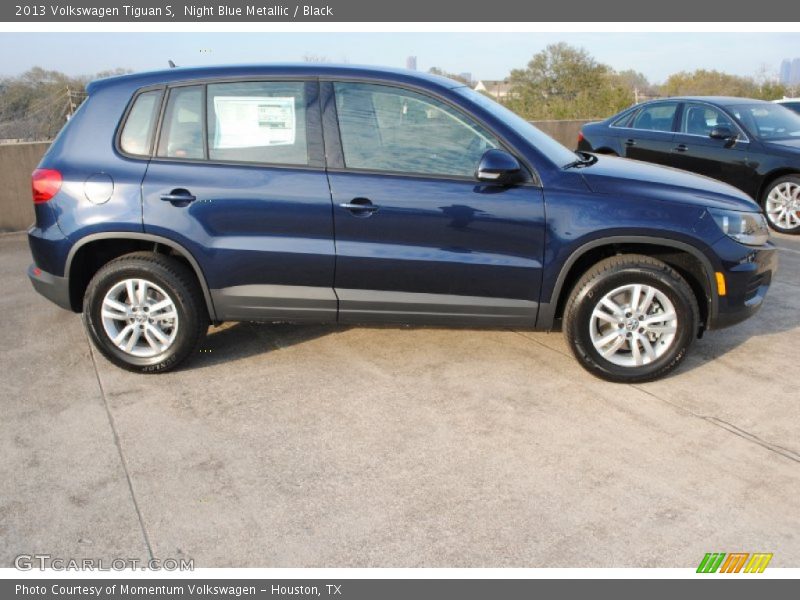Night Blue Metallic / Black 2013 Volkswagen Tiguan S