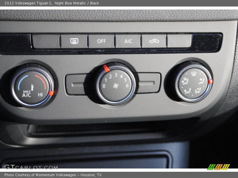 Night Blue Metallic / Black 2013 Volkswagen Tiguan S