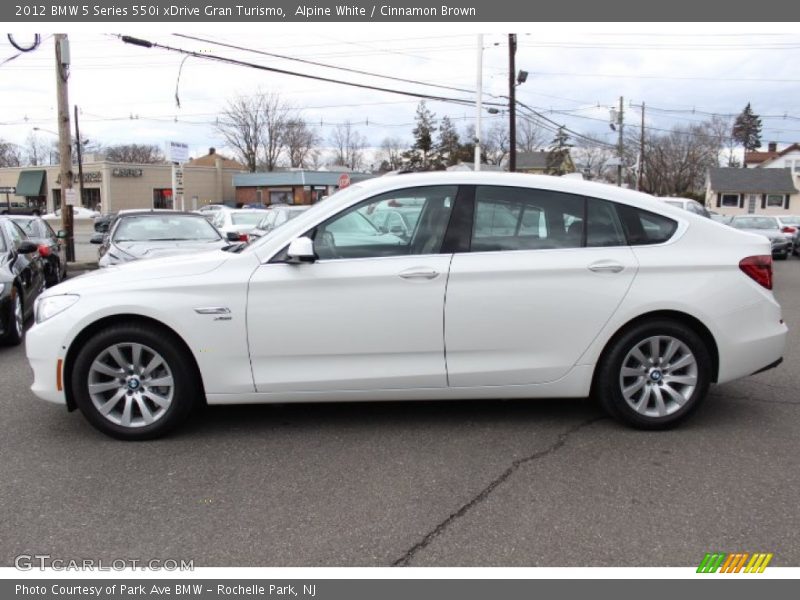  2012 5 Series 550i xDrive Gran Turismo Alpine White