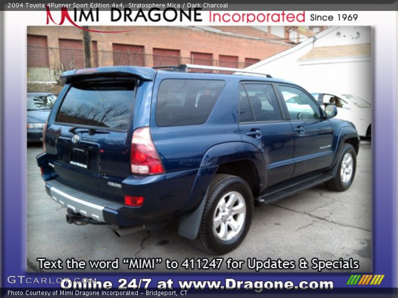 Stratosphere Mica / Dark Charcoal 2004 Toyota 4Runner Sport Edition 4x4