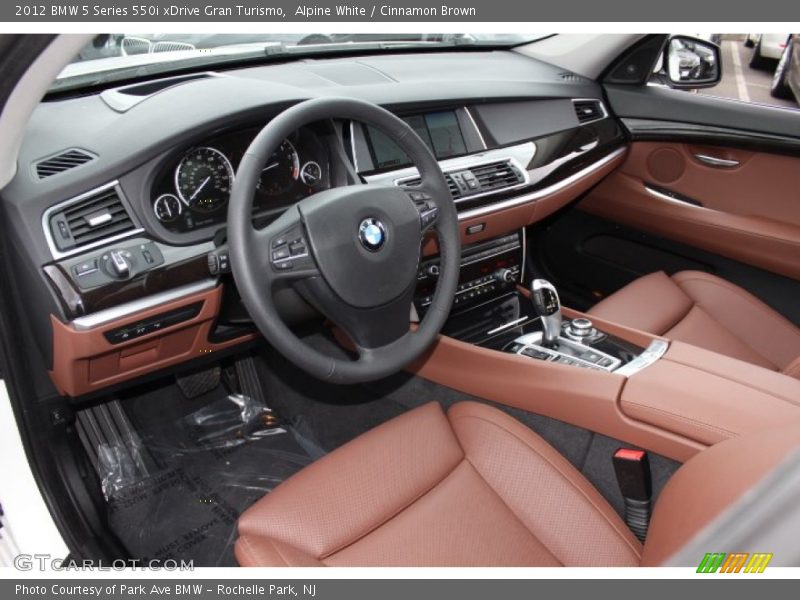 Cinnamon Brown Interior - 2012 5 Series 550i xDrive Gran Turismo 