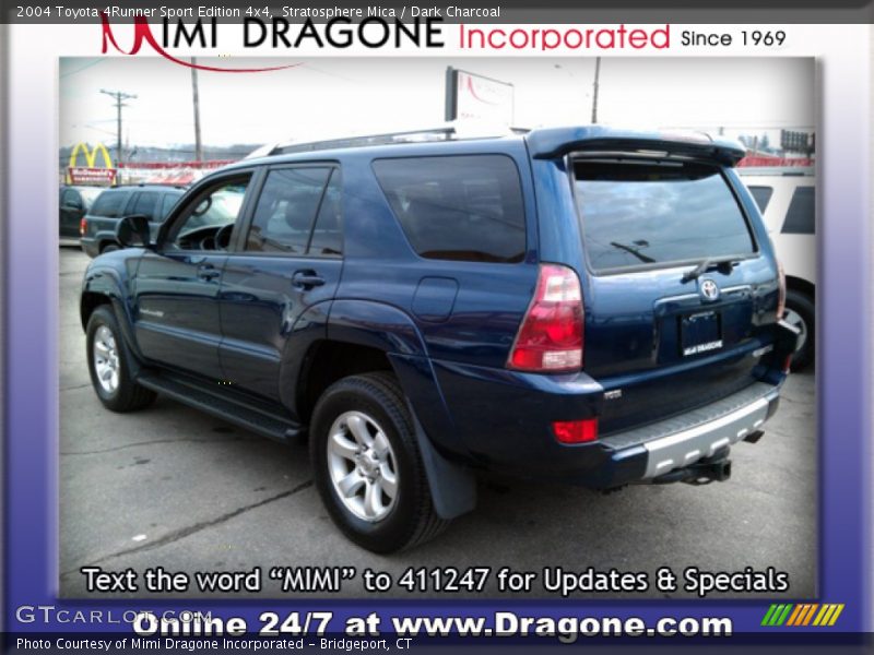 Stratosphere Mica / Dark Charcoal 2004 Toyota 4Runner Sport Edition 4x4