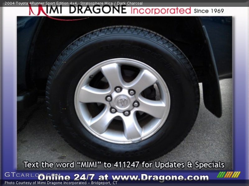 Stratosphere Mica / Dark Charcoal 2004 Toyota 4Runner Sport Edition 4x4
