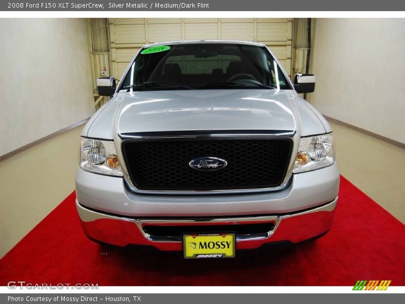 Silver Metallic / Medium/Dark Flint 2008 Ford F150 XLT SuperCrew