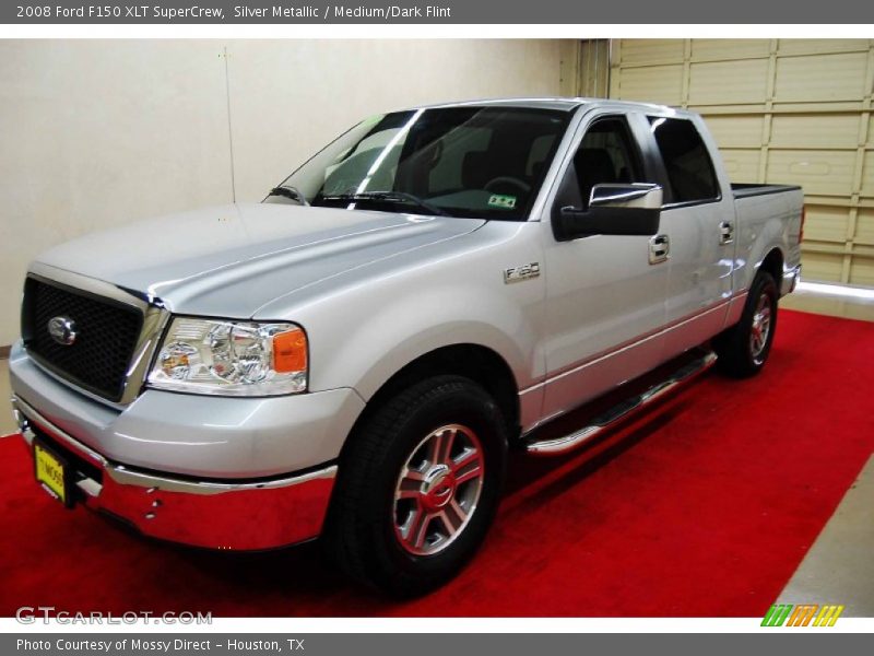 Silver Metallic / Medium/Dark Flint 2008 Ford F150 XLT SuperCrew