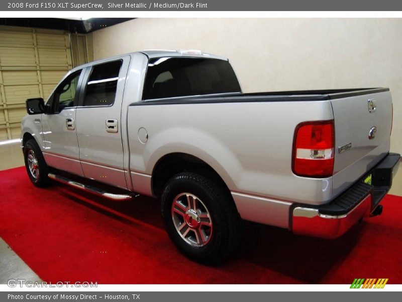 Silver Metallic / Medium/Dark Flint 2008 Ford F150 XLT SuperCrew