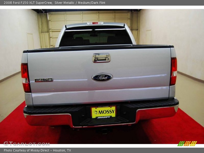 Silver Metallic / Medium/Dark Flint 2008 Ford F150 XLT SuperCrew