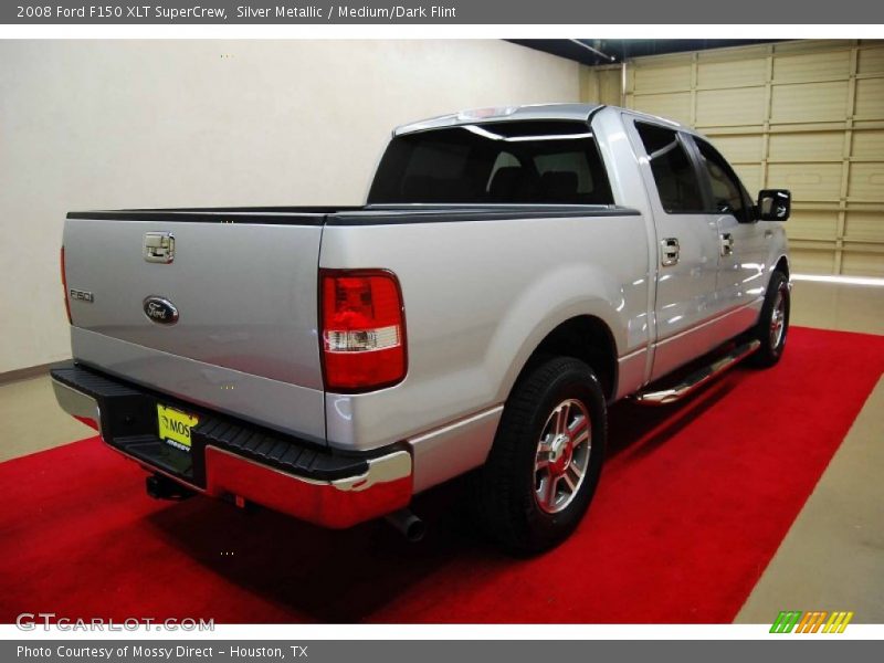 Silver Metallic / Medium/Dark Flint 2008 Ford F150 XLT SuperCrew