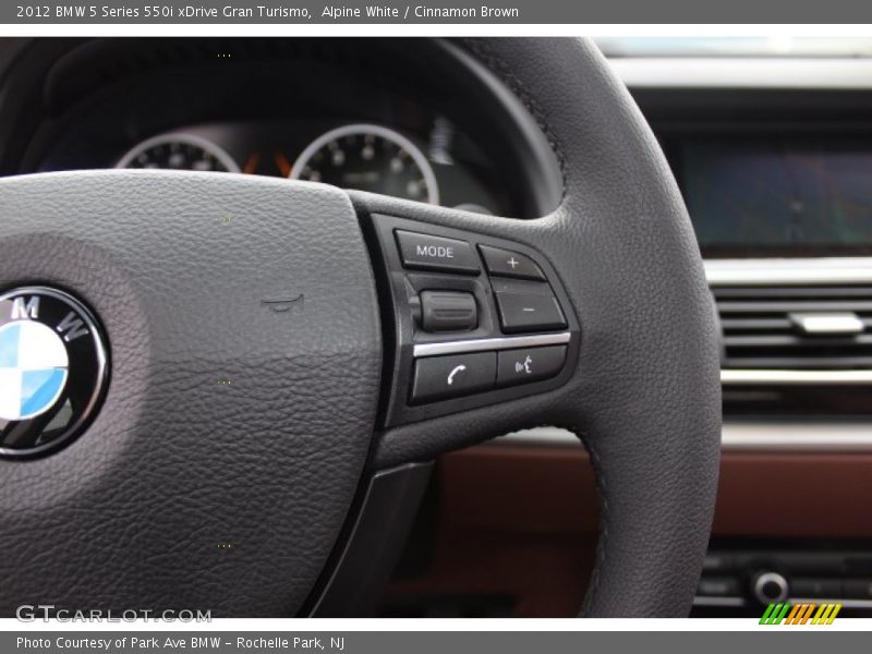 Controls of 2012 5 Series 550i xDrive Gran Turismo