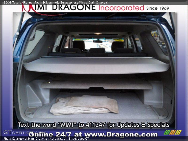 Stratosphere Mica / Dark Charcoal 2004 Toyota 4Runner Sport Edition 4x4