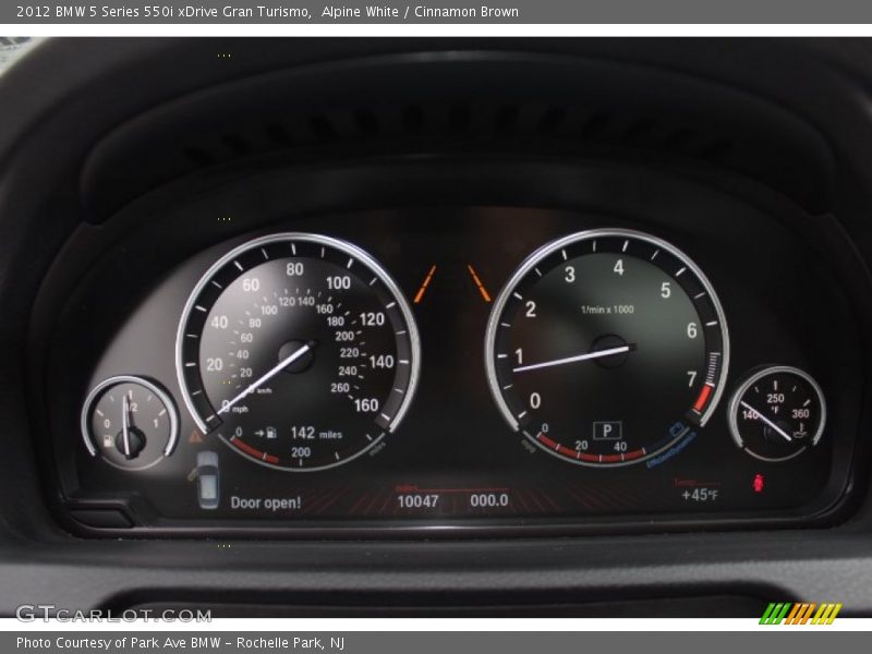  2012 5 Series 550i xDrive Gran Turismo 550i xDrive Gran Turismo Gauges