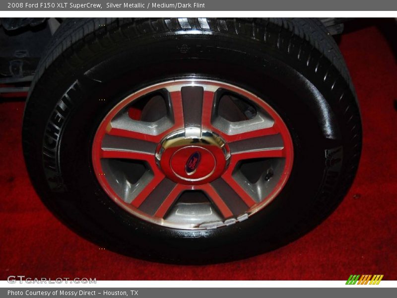 Silver Metallic / Medium/Dark Flint 2008 Ford F150 XLT SuperCrew