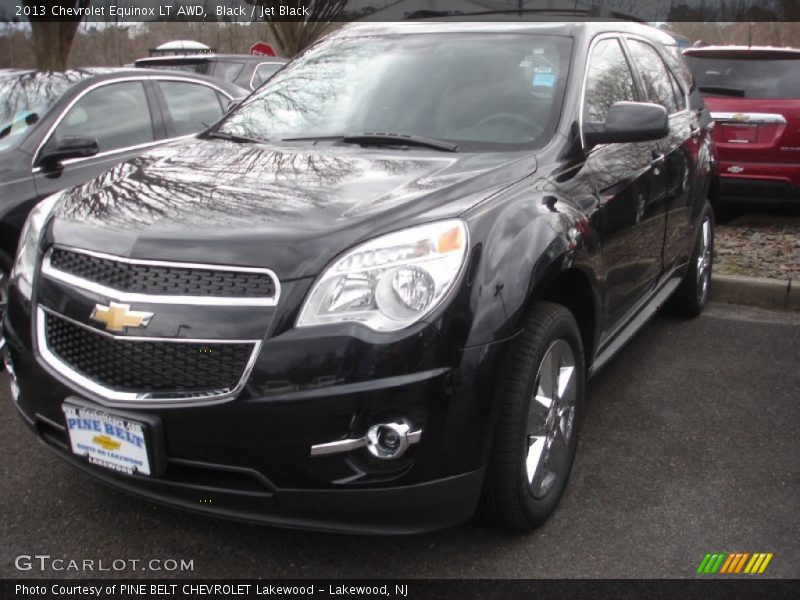 Black / Jet Black 2013 Chevrolet Equinox LT AWD