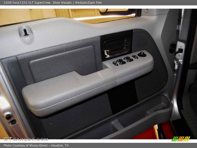 Silver Metallic / Medium/Dark Flint 2008 Ford F150 XLT SuperCrew