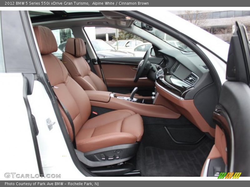  2012 5 Series 550i xDrive Gran Turismo Cinnamon Brown Interior