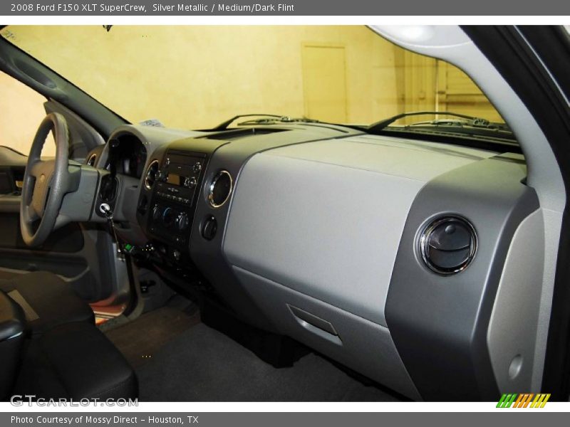 Silver Metallic / Medium/Dark Flint 2008 Ford F150 XLT SuperCrew