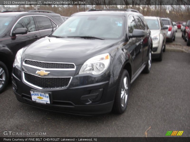 Ashen Gray Metallic / Jet Black 2013 Chevrolet Equinox LT