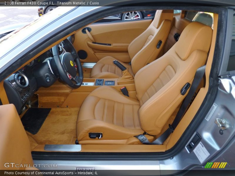 Front Seat of 2008 F430 Coupe F1