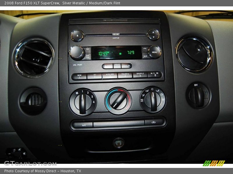 Silver Metallic / Medium/Dark Flint 2008 Ford F150 XLT SuperCrew