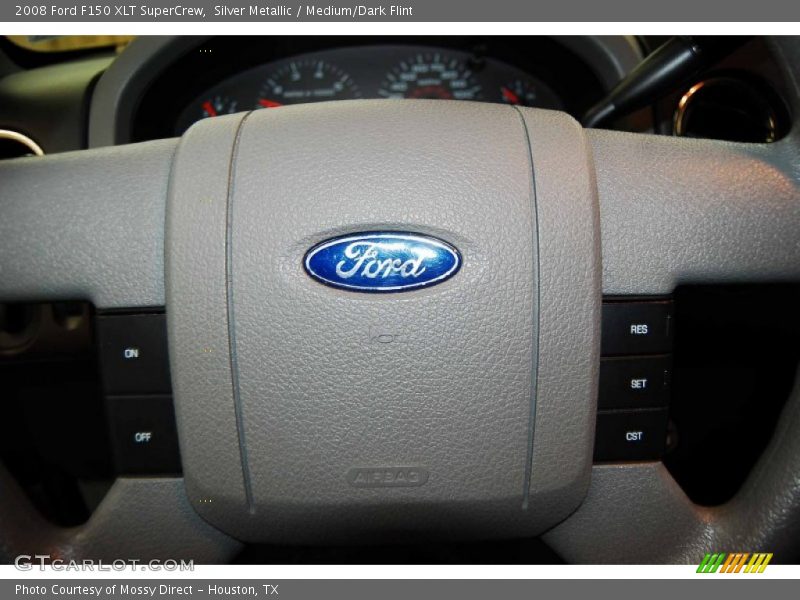 Silver Metallic / Medium/Dark Flint 2008 Ford F150 XLT SuperCrew