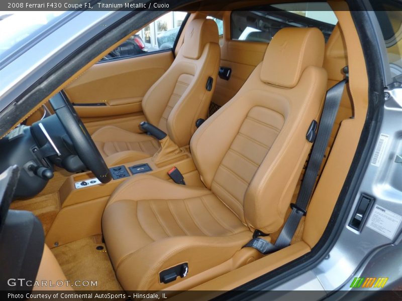 Front Seat of 2008 F430 Coupe F1