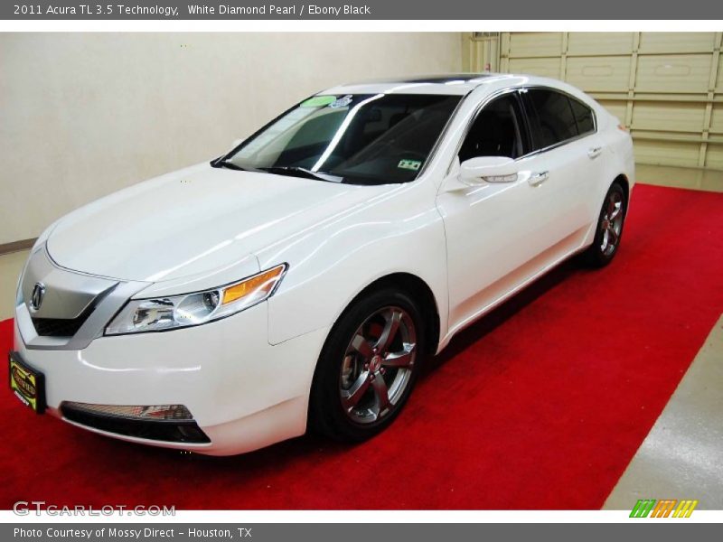 White Diamond Pearl / Ebony Black 2011 Acura TL 3.5 Technology