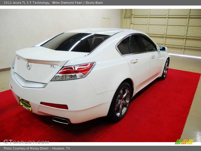 White Diamond Pearl / Ebony Black 2011 Acura TL 3.5 Technology