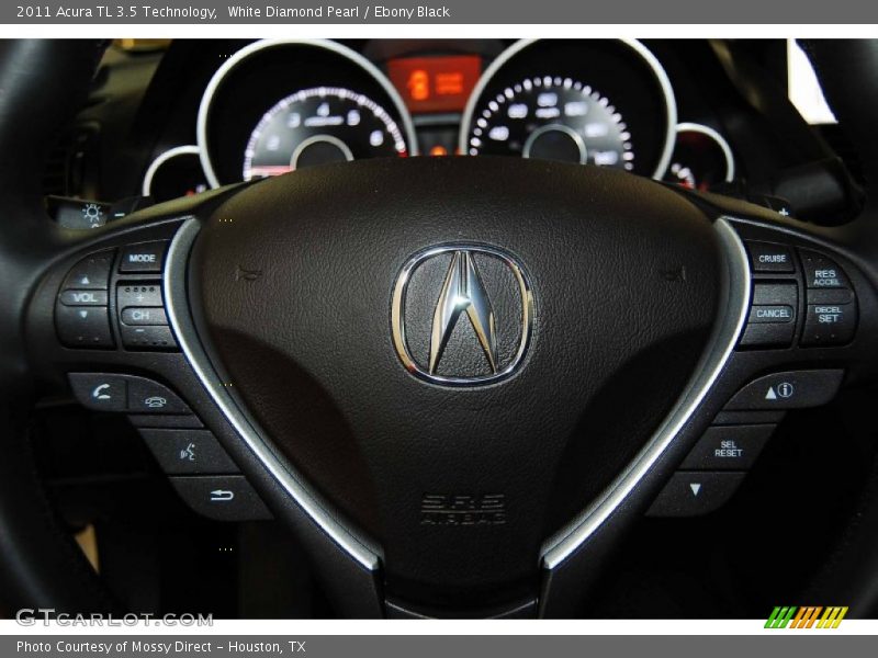 White Diamond Pearl / Ebony Black 2011 Acura TL 3.5 Technology