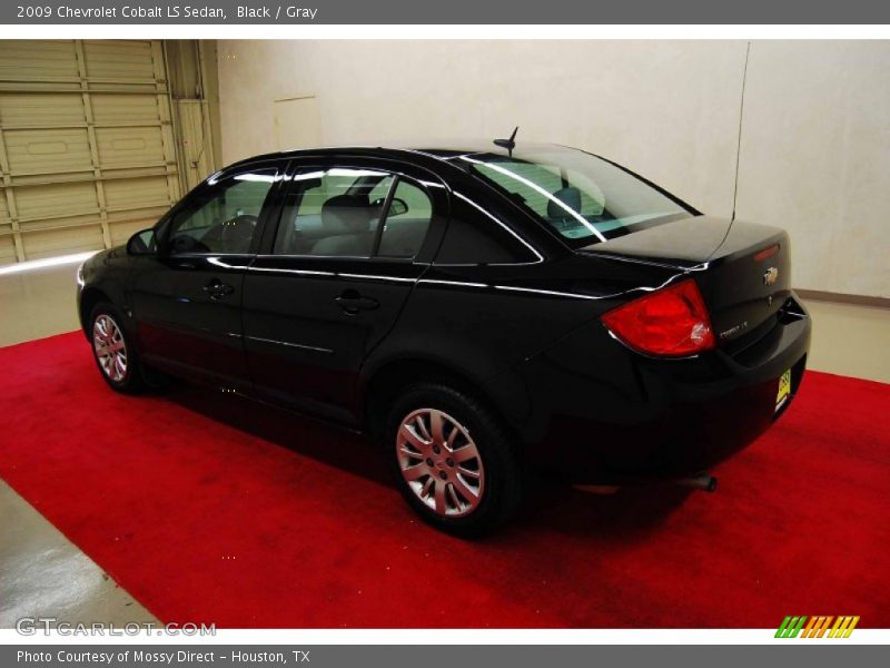 Black / Gray 2009 Chevrolet Cobalt LS Sedan