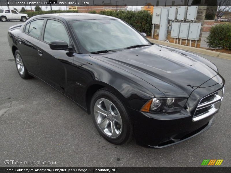 Pitch Black / Black 2013 Dodge Charger R/T Plus