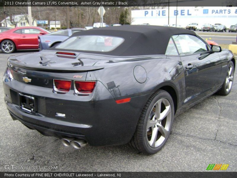 Ashen Gray Metallic / Black 2013 Chevrolet Camaro LT/RS Convertible