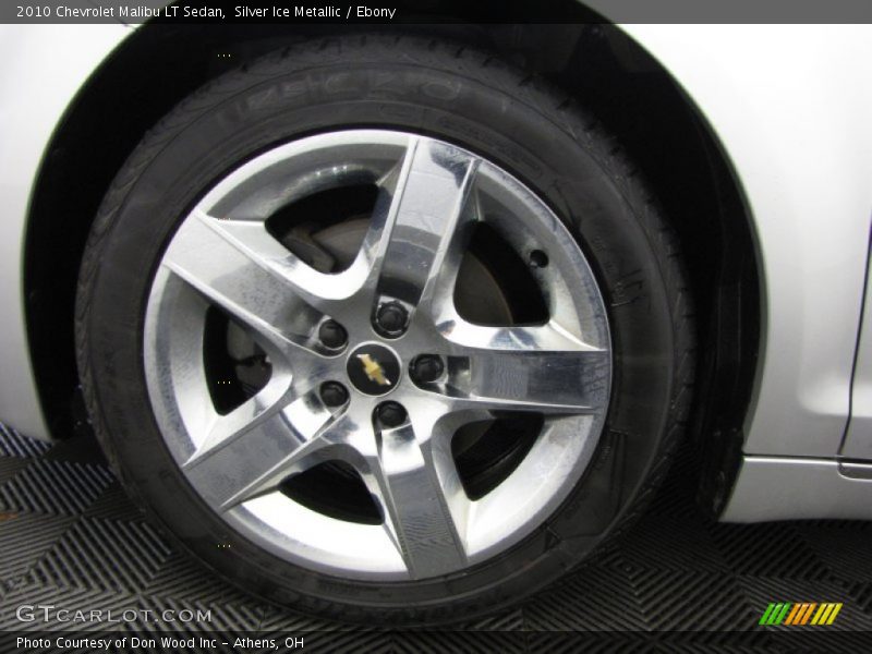Silver Ice Metallic / Ebony 2010 Chevrolet Malibu LT Sedan