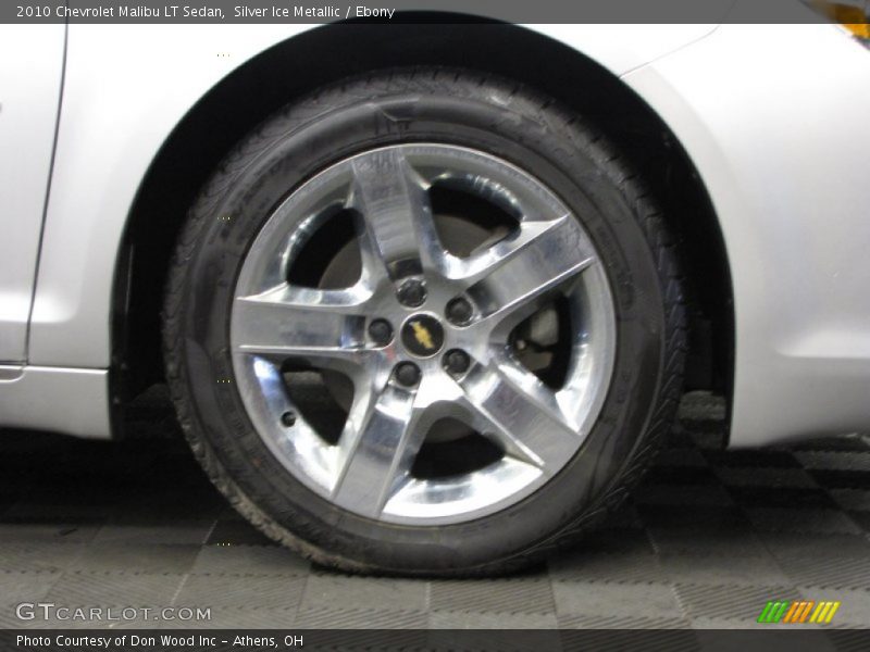 Silver Ice Metallic / Ebony 2010 Chevrolet Malibu LT Sedan