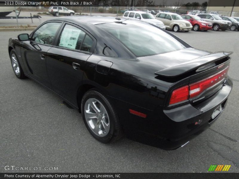 Pitch Black / Black 2013 Dodge Charger R/T Plus