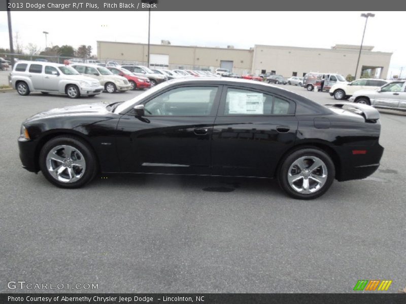 Pitch Black / Black 2013 Dodge Charger R/T Plus