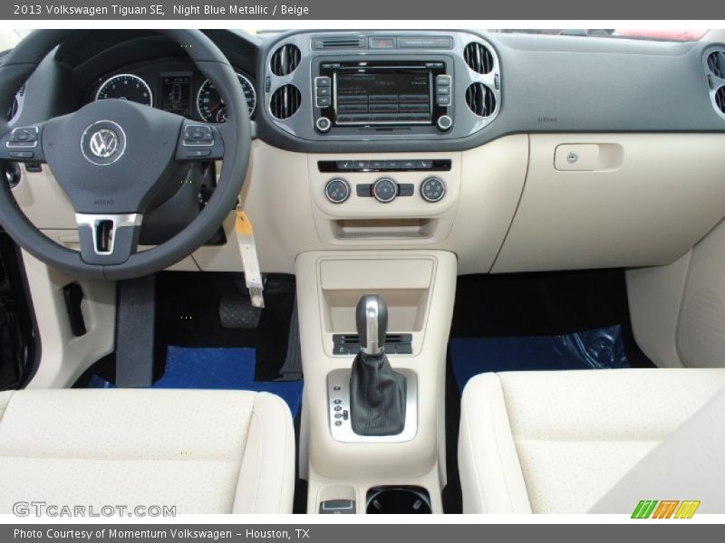 Night Blue Metallic / Beige 2013 Volkswagen Tiguan SE