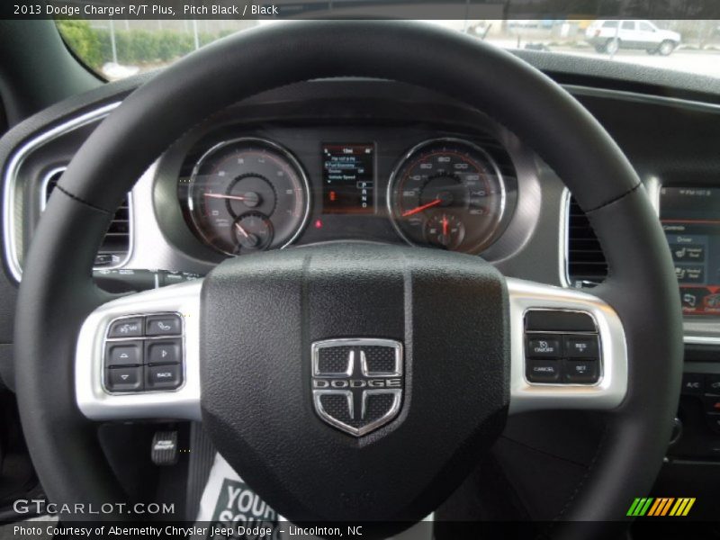 Pitch Black / Black 2013 Dodge Charger R/T Plus