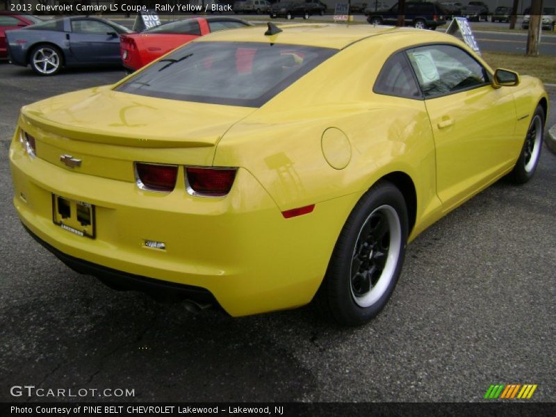 Rally Yellow / Black 2013 Chevrolet Camaro LS Coupe
