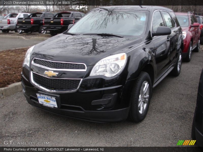 Black / Jet Black 2013 Chevrolet Equinox LS