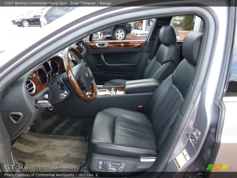 Front Seat of 2007 Continental Flying Spur 