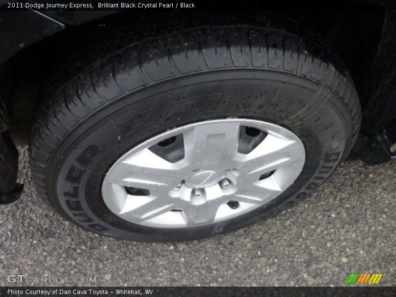 Brilliant Black Crystal Pearl / Black 2011 Dodge Journey Express