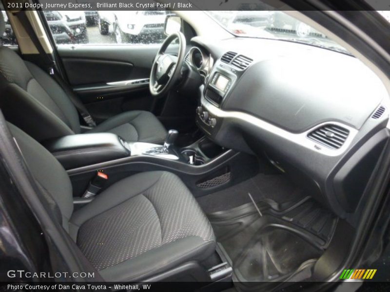 Brilliant Black Crystal Pearl / Black 2011 Dodge Journey Express