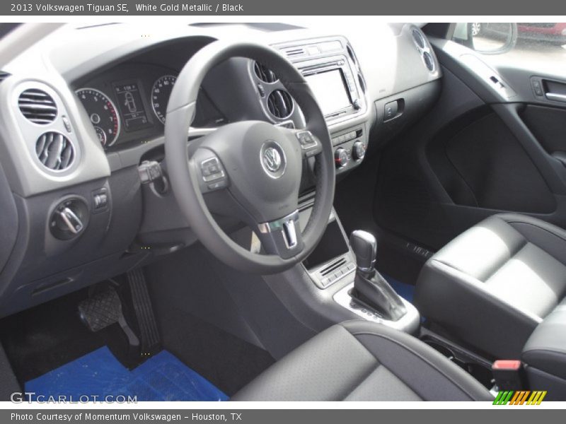 Black Interior - 2013 Tiguan SE 