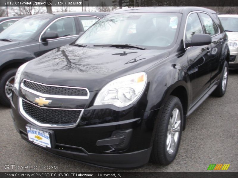 Black / Jet Black 2013 Chevrolet Equinox LS