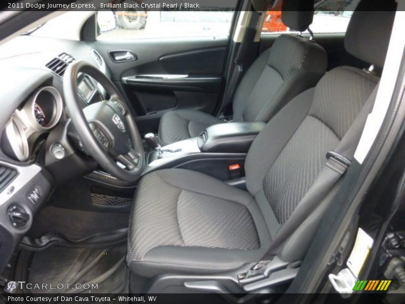 Brilliant Black Crystal Pearl / Black 2011 Dodge Journey Express