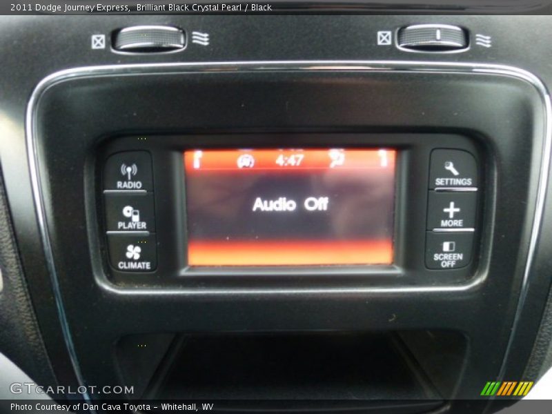 Brilliant Black Crystal Pearl / Black 2011 Dodge Journey Express