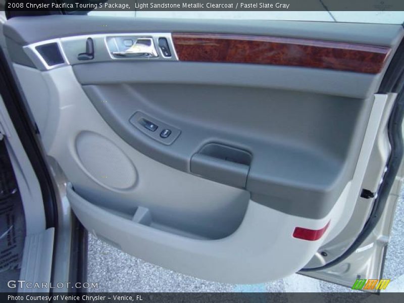 Light Sandstone Metallic Clearcoat / Pastel Slate Gray 2008 Chrysler Pacifica Touring S Package