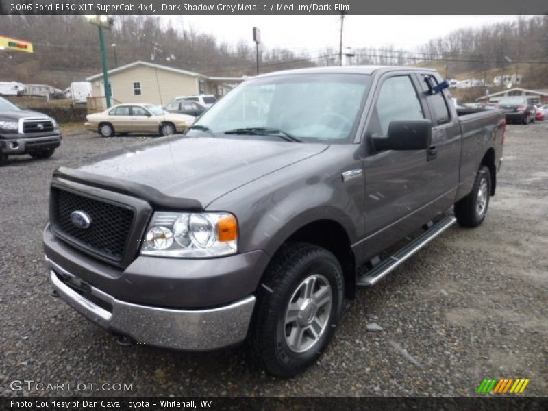 Dark Shadow Grey Metallic / Medium/Dark Flint 2006 Ford F150 XLT SuperCab 4x4