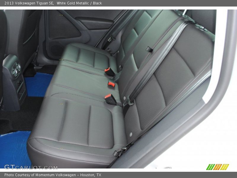 White Gold Metallic / Black 2013 Volkswagen Tiguan SE
